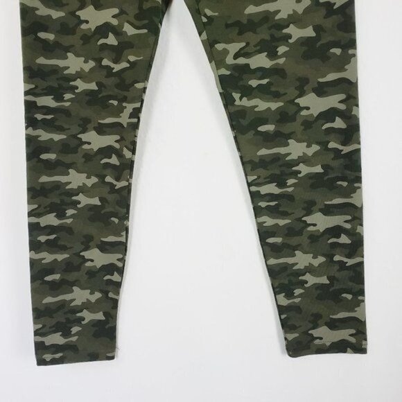 Casablanca by Marrakech‎ Athletic Camo Leggings Workout Stretch Cotton Blend Md - Picture 3 of 11
